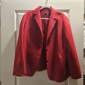 Talbots Red Women's Wool Blazer